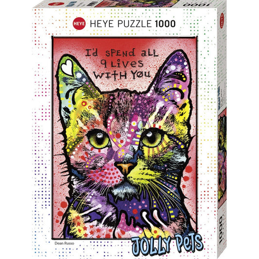 Puzzle - Heye - Jolly Pets; 9 Lives 1000Pc