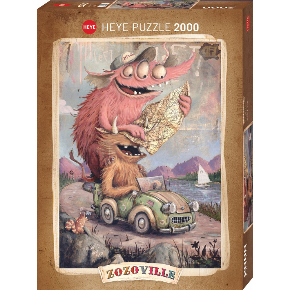 Puzzle - Heye - Zozoville Road Trippin 2000Pc