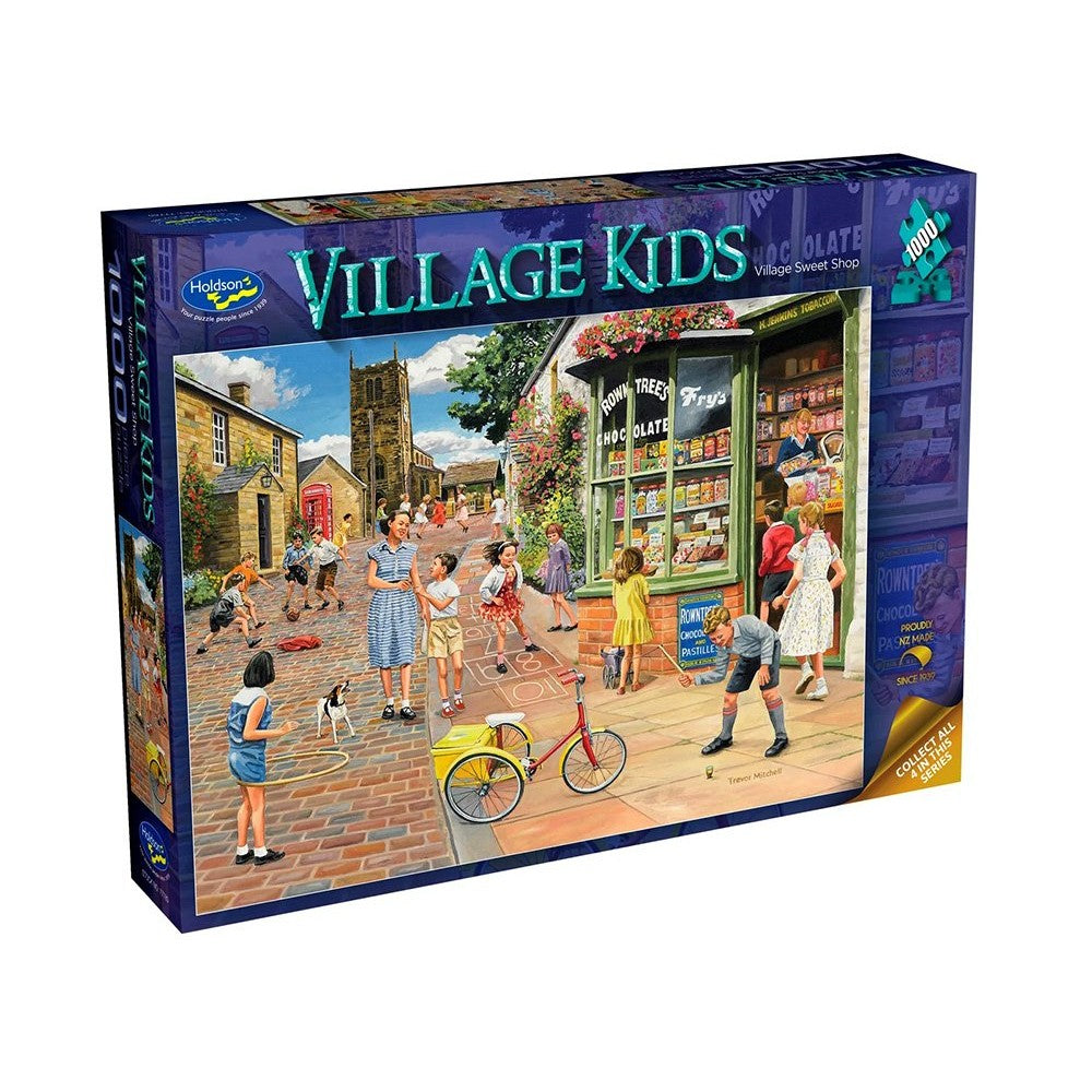 Puzzle - Holdson - Village Kids Sweet Shop 1000Pc