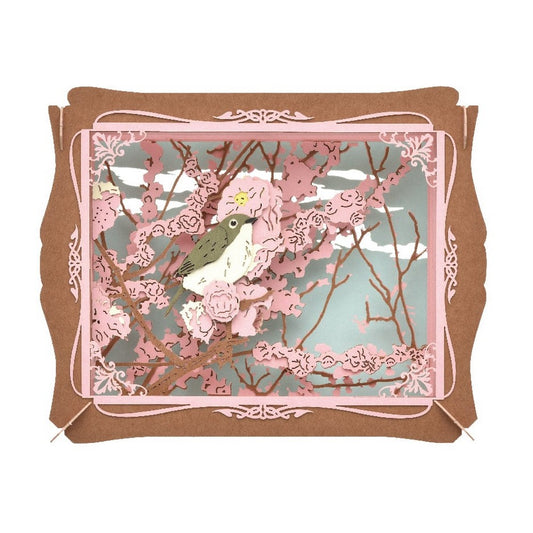 ENSKY - Paper Theater - Plum Blossoms and Japanese White-Eye