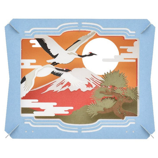 ENSKY - Paper Theater - Mt. Fuji and Cranes