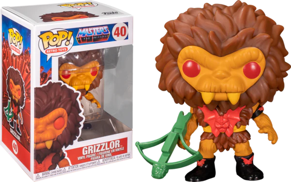 Masters of the Universe - Grizzlor (Flocked) Pop! Vinyl #40