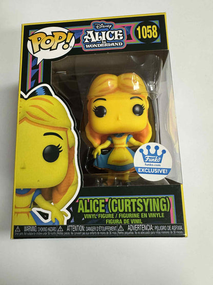 Alice In Wonderland - Alice (Curtsying) Black Light Pop! Vinyl #1058