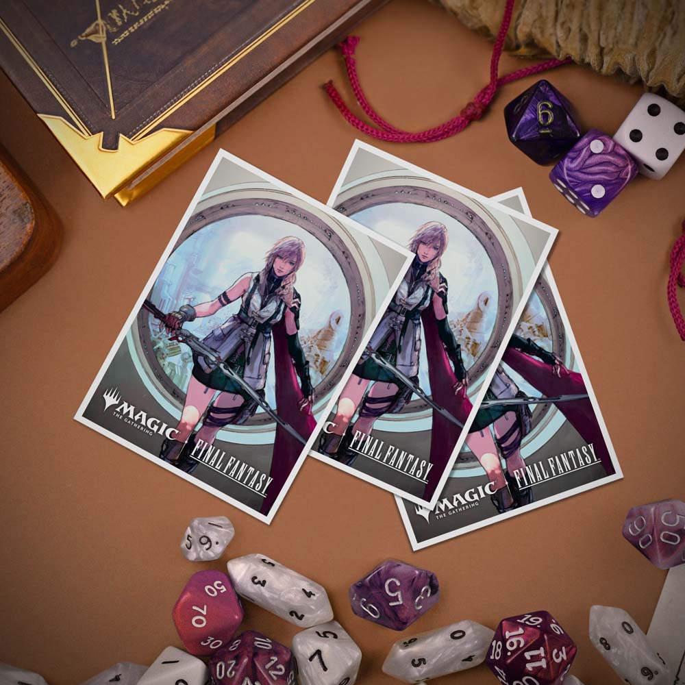 MTG-FINAL FANTASY- Q4 105ct APEX Deck Protector sleeves Premium W