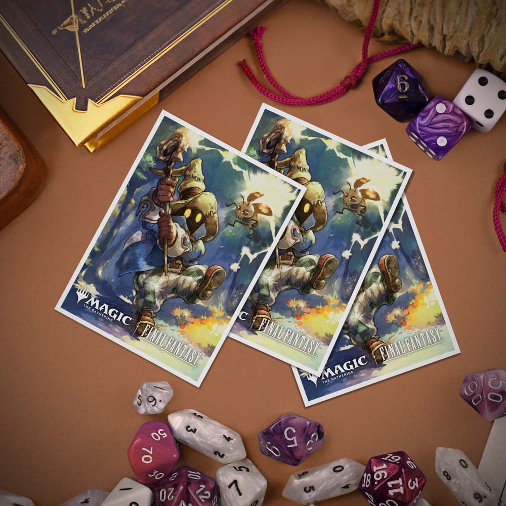 MTG-FINAL FANTASY - Q4 105ct APEX Deck Protector sleeves Premium Y