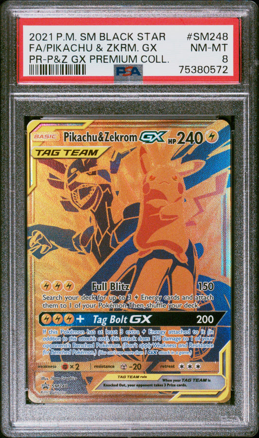 2021 Pokemon Sm Black Star Promo Sm248 Pr-P&Z Gx Premium Coll.