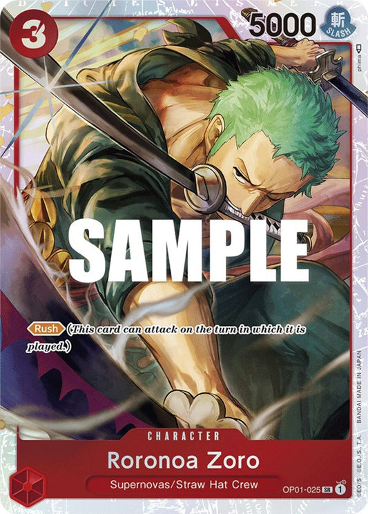 Roronoa Zoro - OP01-025 (Ultra Deck: The Three Captains)