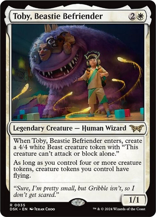 Toby, Beastie Befriender