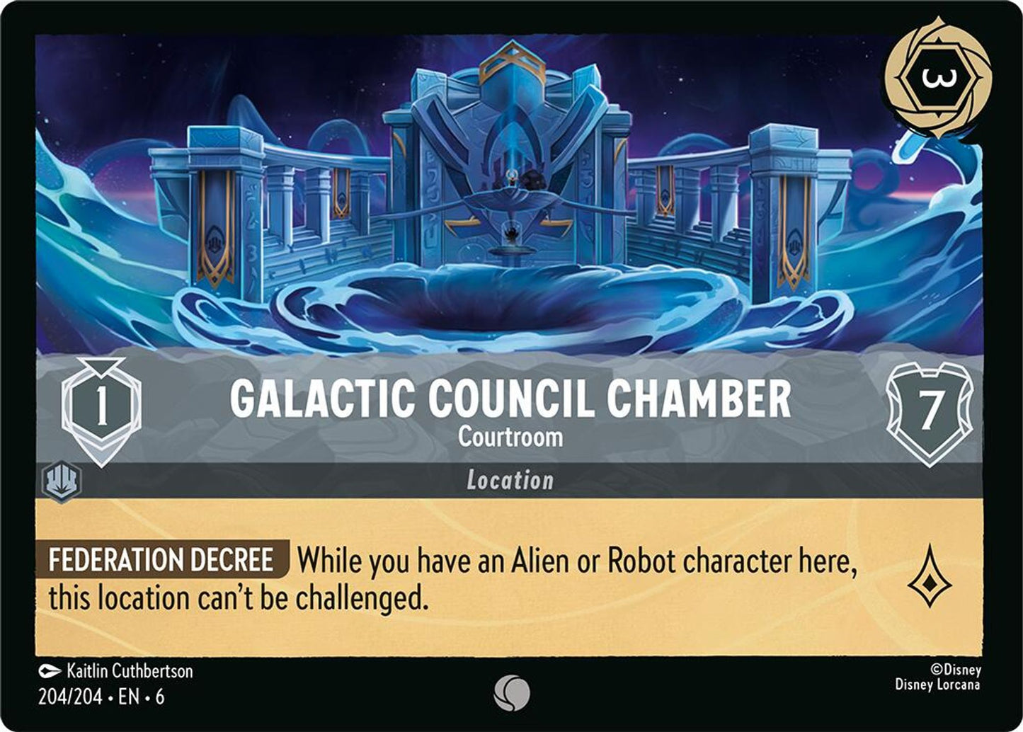 Galactic Council Chamber - Courtroom