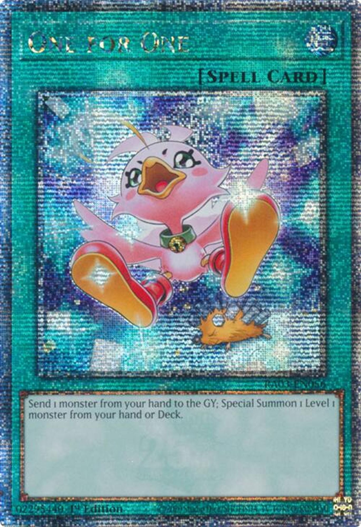 One for One (Alternate Art) (Quarter Century Secret Rare)