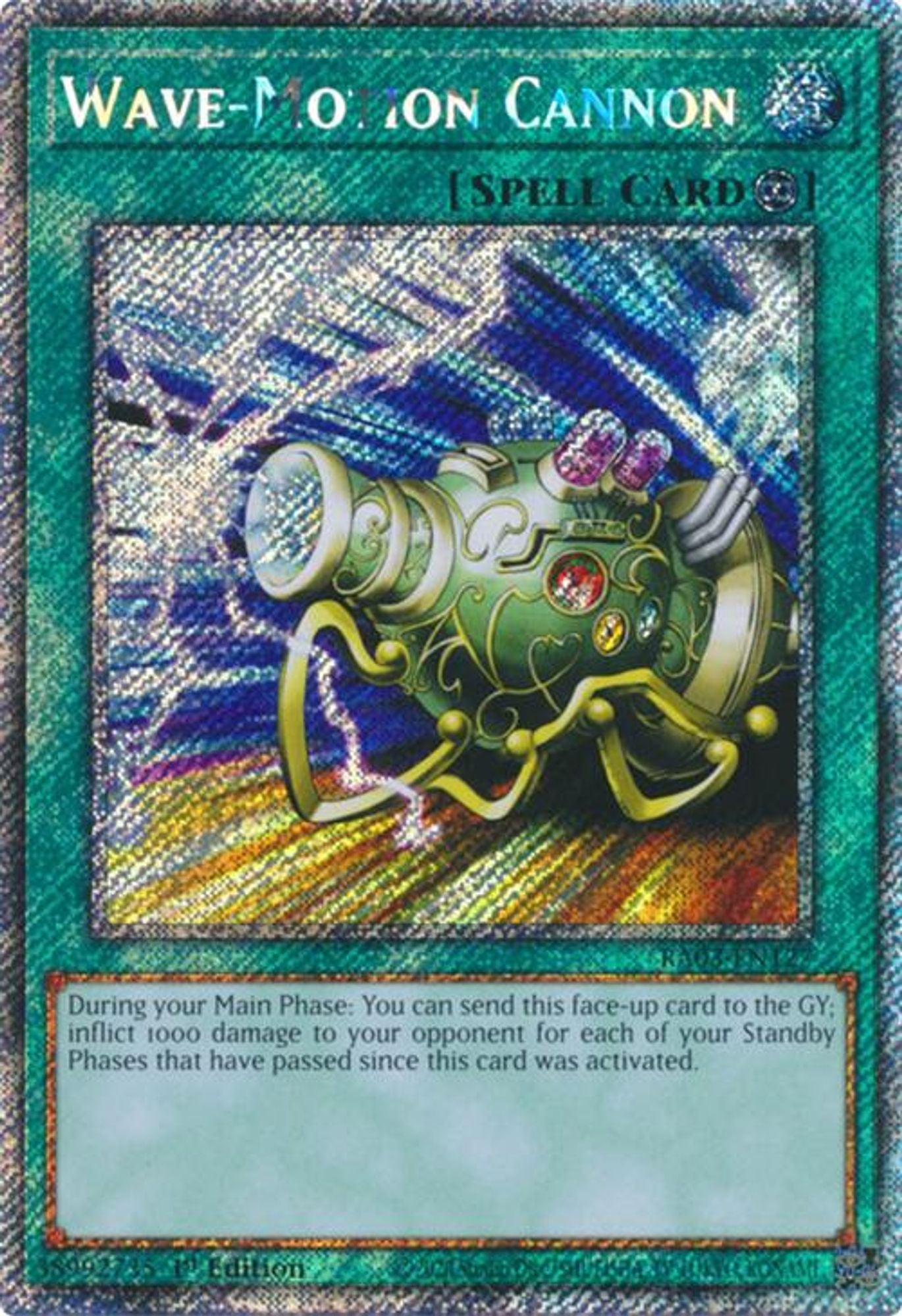 Wave-Motion Cannon (Platinum Secret Rare)