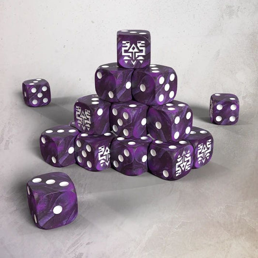 One page Rules - Grimdark Future  - Saurian Starhost - Dice Set (20)