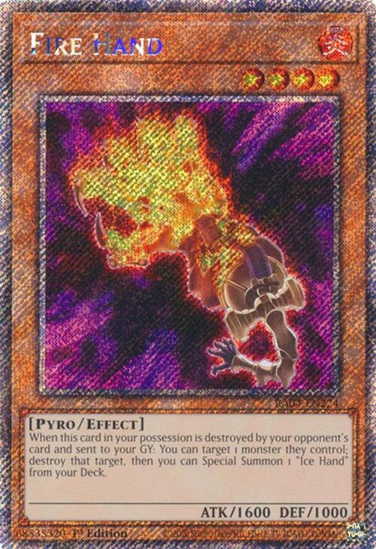 Fire Hand (Platinum Secret Rare)