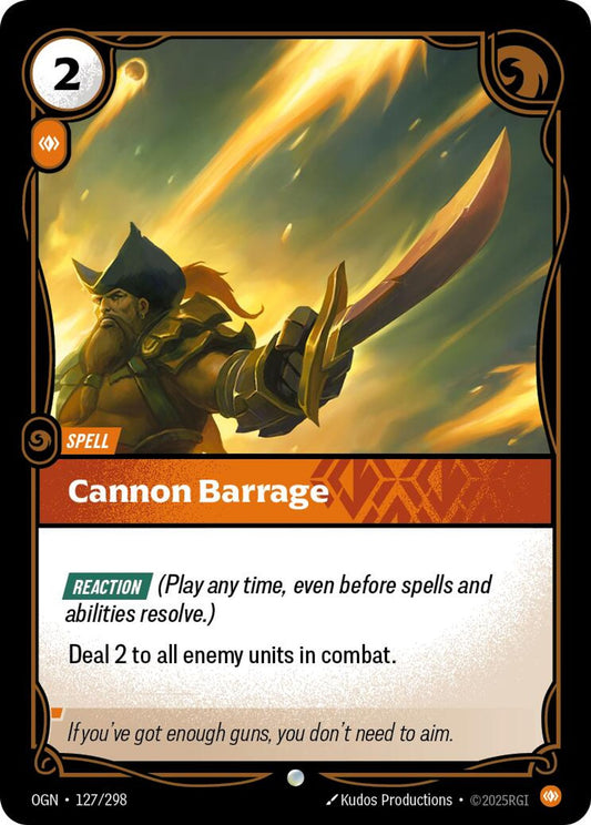 Cannon Barrage