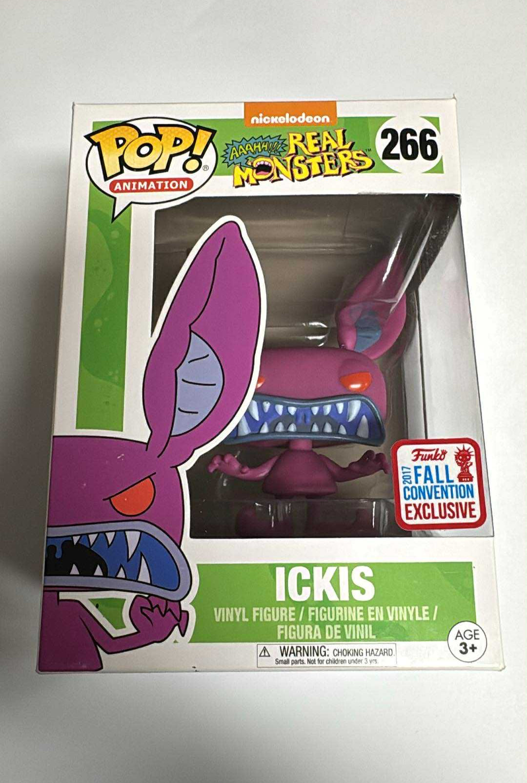 Aaahh!!! Real Monsters - Ickis  NYCC 2017 US Exclusive Pop! Vinyl #266