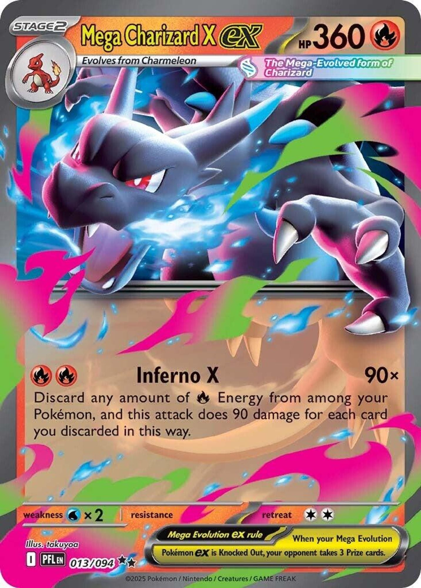 Mega Charizard X ex - 013/094