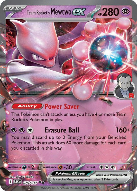 Team Rocket's Mewtwo ex - 079/217