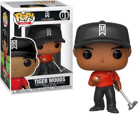 Golf - Tiger Woods Red Shirt Pop! Vinyl #01