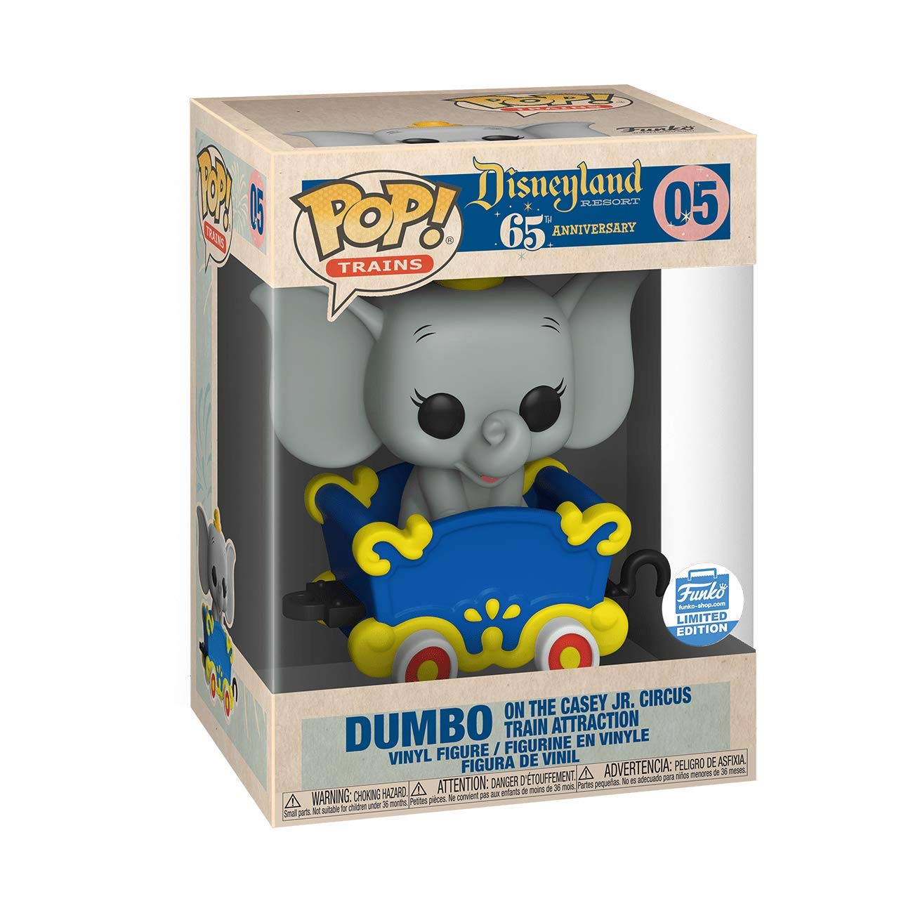 Disneyland - Dumbo on the Casey JR. Circus Train Attraction Pop Vinyl #05