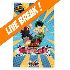 [ Live Break ] My Hero Academia CCG Wave 3 Heroes Clash Booster Pack