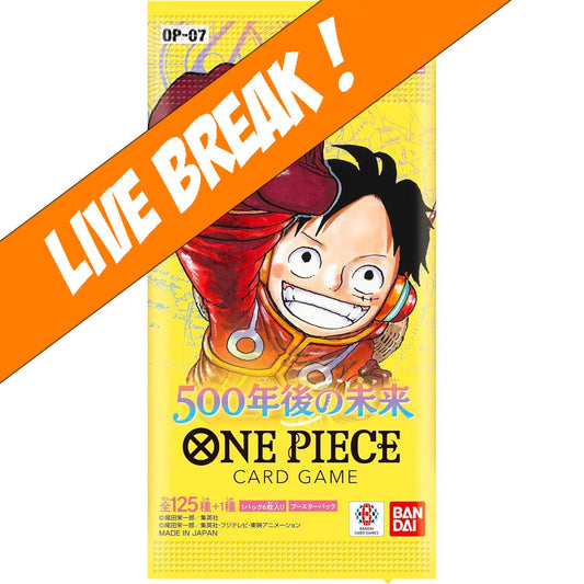 [ Live Break ] One Piece Card Game - 500 Years In The Future OP-07 Booster Pack (Japanese)