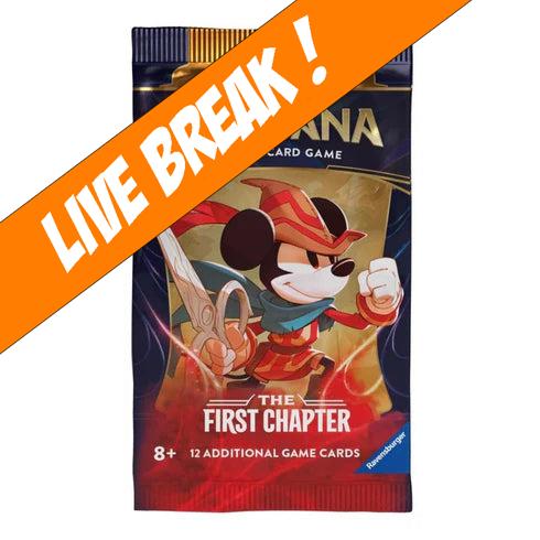 [ Live Break ] Disney Lorcana TCG - The First Chapter Additional Game Cards Booster Pack