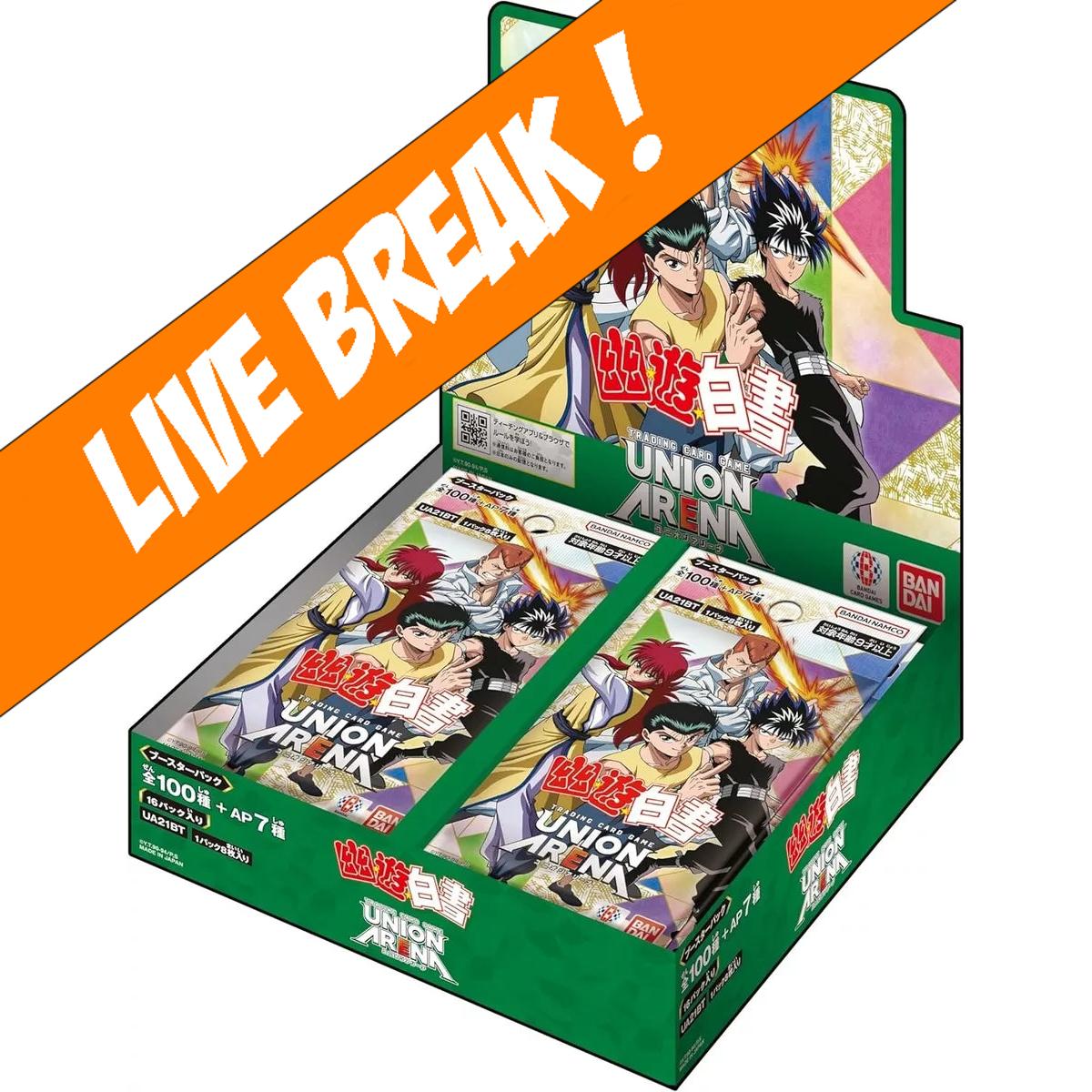 [ Live Break ] Union Arena TCG - YuYu Hakusho UA21BT [Japanese] Booster Box