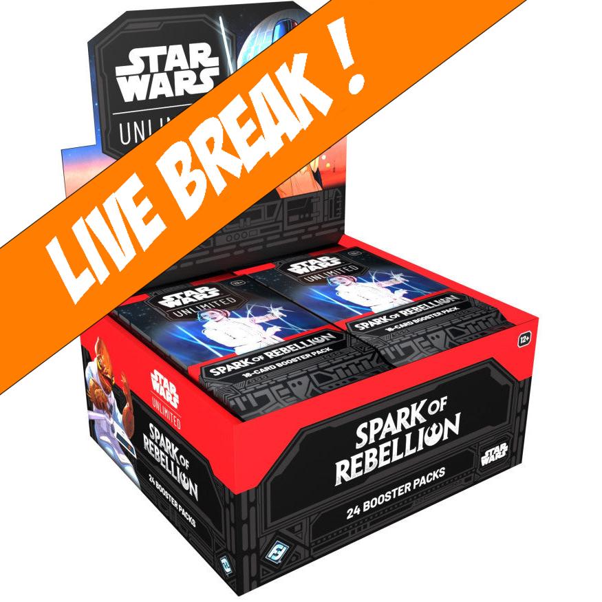 [ Live Break ] Star Wars Unlimited - Spark of Rebellion Booster Box