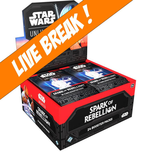 [ Live Break ] Star Wars Unlimited - Spark of Rebellion Booster Box