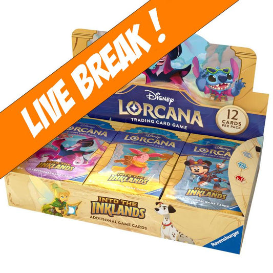 [ Live Break ] Disney Lorcana TCG - S3 Into The Inklands Booster Box