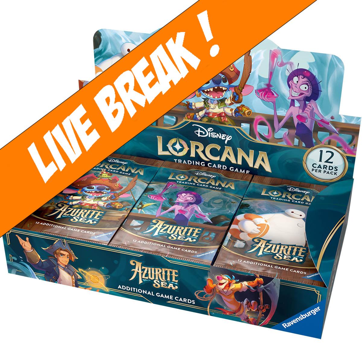 [ Live Break ] Disney Lorcana TCG - S6 Azurite Sea Booster Box