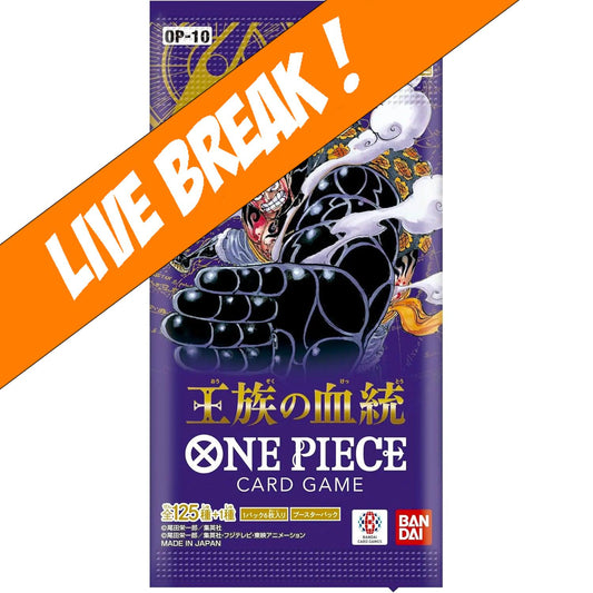[ Live Break ] One Piece Card Game - Royal Blood OP-10 Booster Pack (Japanese)
