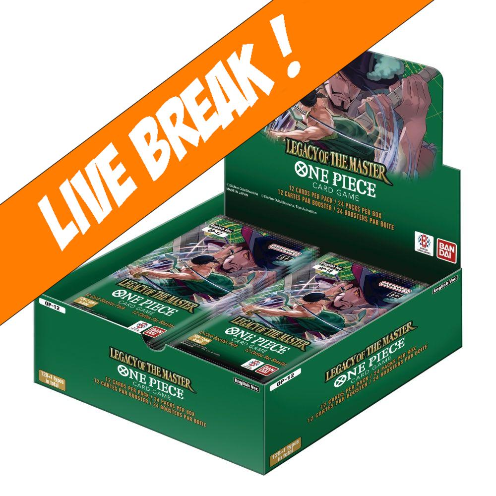 [ Live Break ] One Piece Card Game: Legacy Of The Master [OP-12] Booster Box