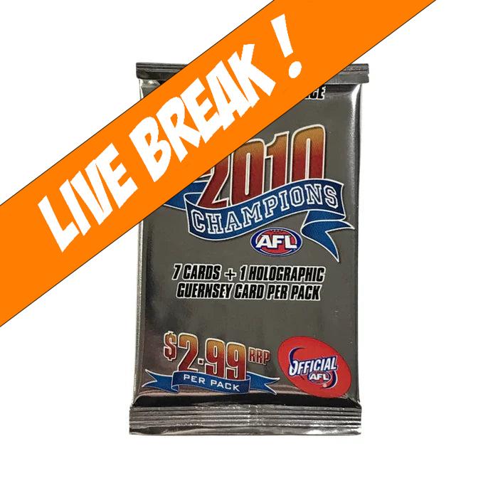 [ Live Break ] 2010 AFL Champions Collector Cards Booster Pack