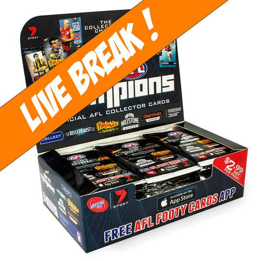 [ Live Break ] 2014 AFL Champions Cards Sealed Box