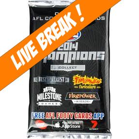 [ Live Break ] 2014 AFL Champions Cards Booster Pack
