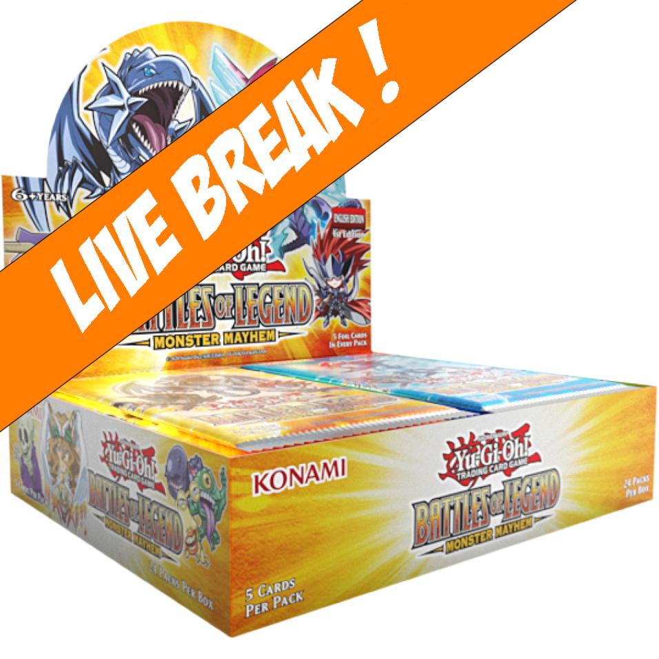 [ Live Break ] Yu-Gi-Oh! - Battles of Legend: Monster Mayhem Booster (Display of 24)