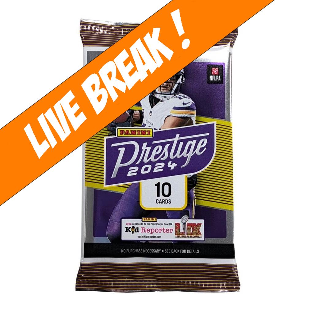 [ Live Break ] PANINI 2024 Prestige Football Booster Pack