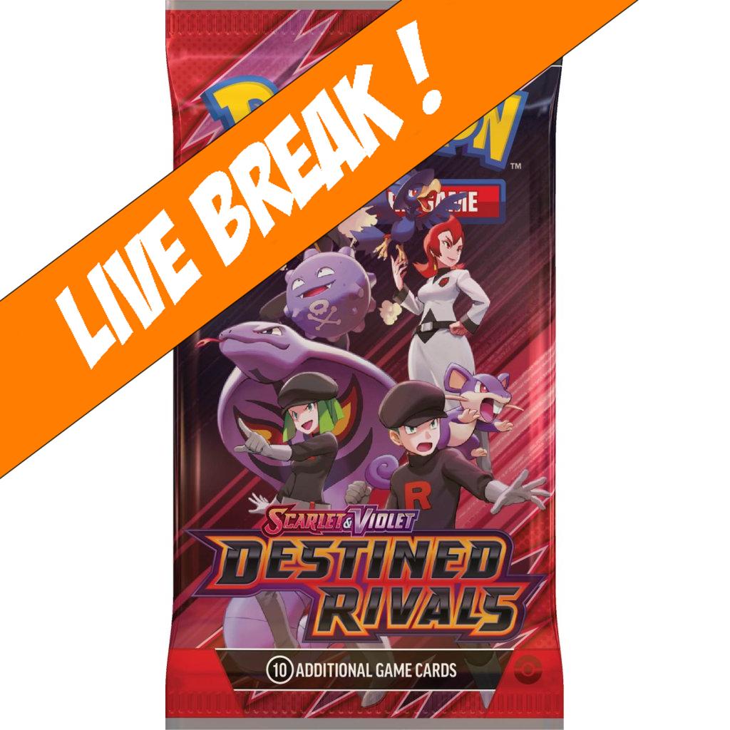 [ Live Break ] Destined Rivals - Pokémon TCG Scarlet & Violet SV10 Booster Pack