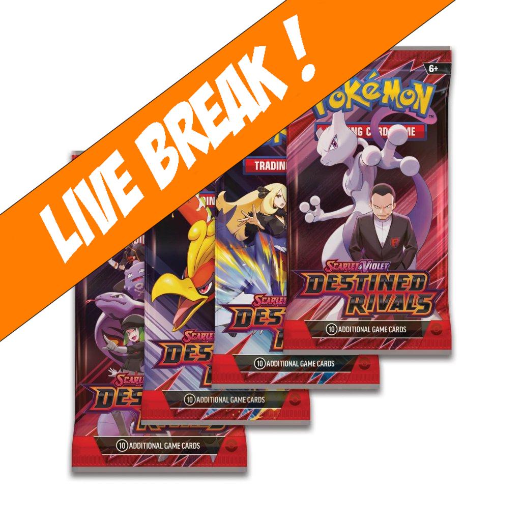 [ Live Break ] Destined Rivals - Pokémon TCG Scarlet & Violet SV10 Booster Pack