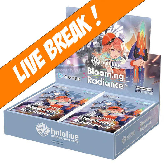 [ Live Break ] [Hololive OFFICIAL CARD GAME] hBP01e Blooming Radiance - Booster Box [English]