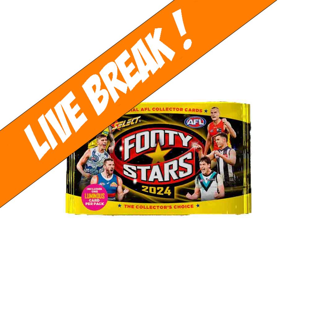 [ Live Break ] 2024 AFL Footy Stars Cards Pack