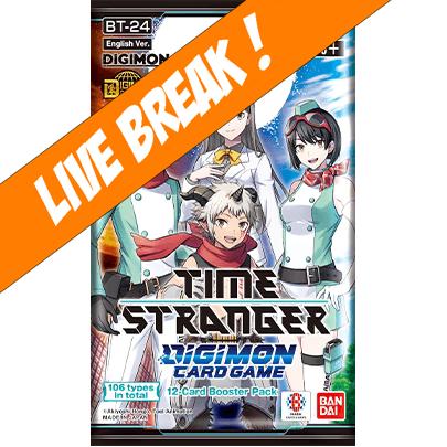 [ Live Break ] Digimon Card Game: Time Stranger [BT-24] Booster Pack
