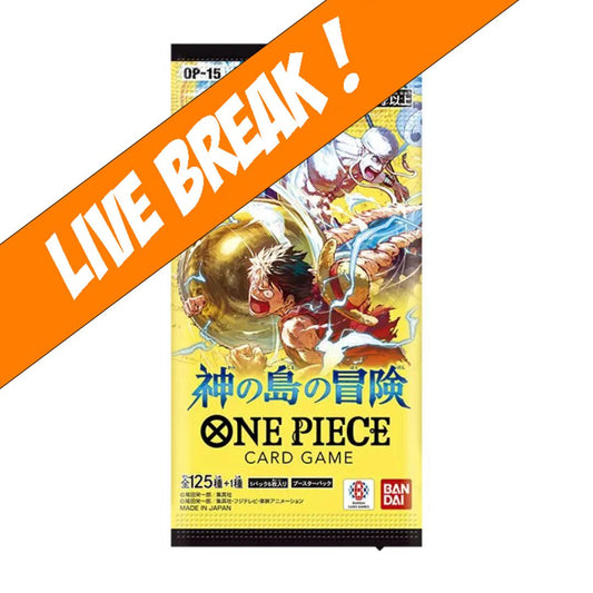 [ Live Break ] One Piece Card Game - Adventure on KAMI’s Island OP-15 Booster Pack (Japanese)