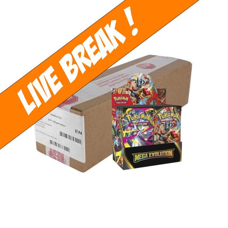 [ Live Break ] Mega Evolution Base Set - Pokémon TCG Mega Evolution ME01 Sealed Case
