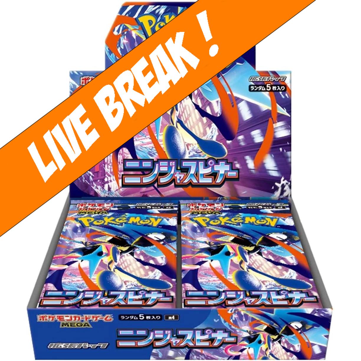 [ Live Break ] MEGA Ninja Spinner - Pokémon TCG M4 Booster Box (Japanese)