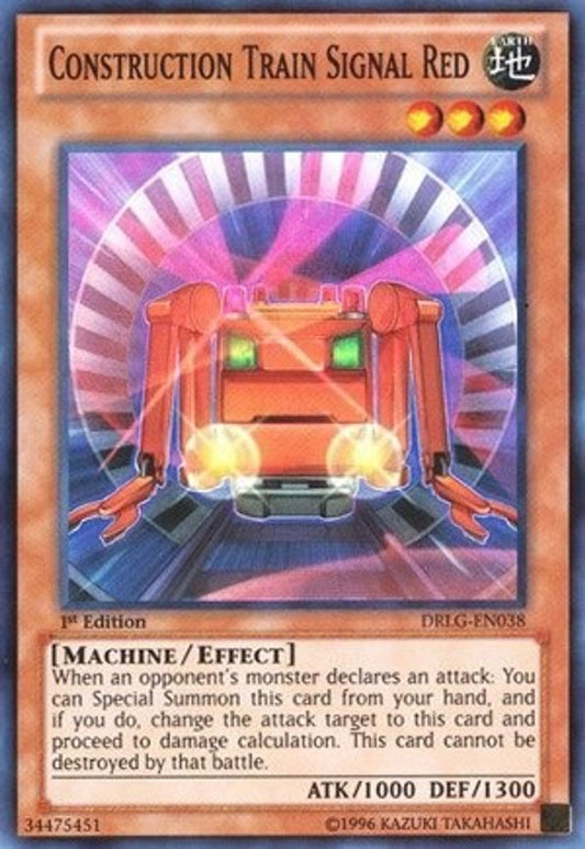 Construction Train Signal Red