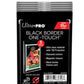 ULTRA PRO ONE TOUCH - 35 PT Black Border w/Magnetic Closure- 5PK