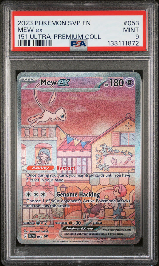 2023 Pokemon Svp En-Sv Black Star Promo 053 Mew Ex 151 Ultra-Premium Coll - PSA 9