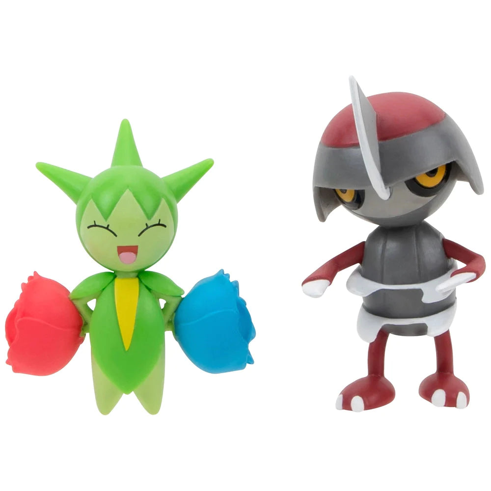Pokemon Battle Fig Pack - Roselia and Pawniard